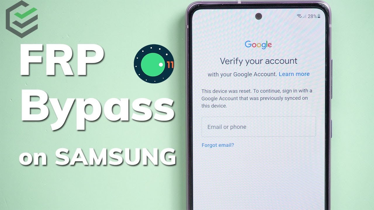 Samsung FRP (Quitar la cuenta de Google)