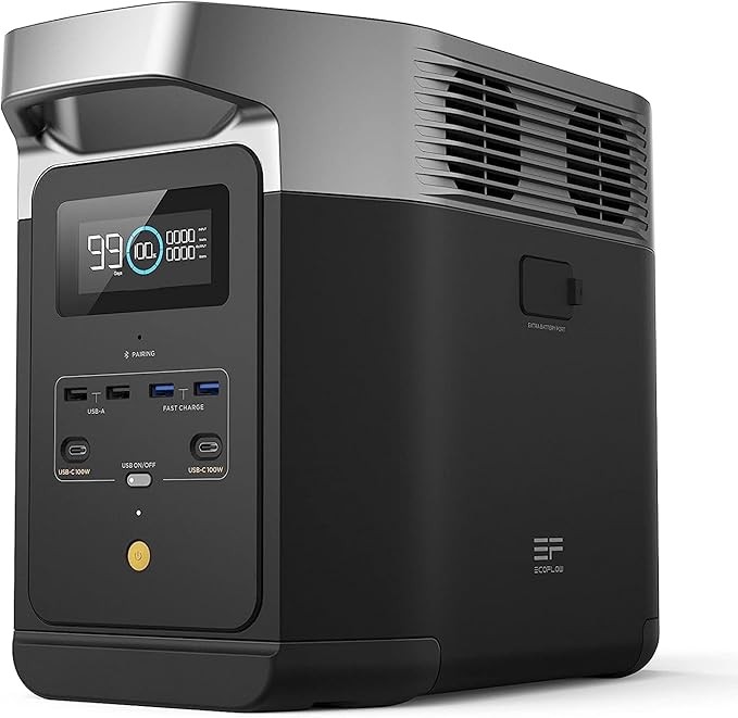 EcoFlow DELTA 2 - Estación de Energía Portátil de 1800W - Disponible en toda Cuba